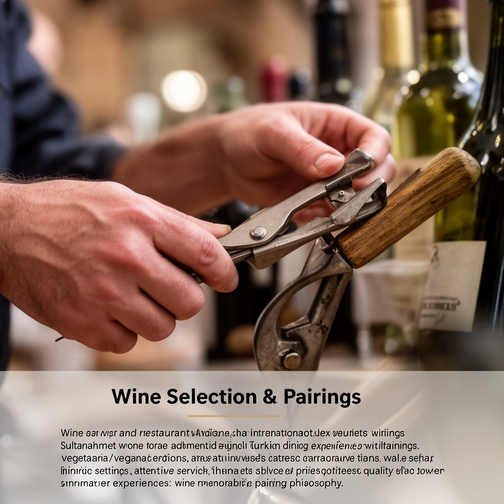 Arch Bistro wine selection and local Turkish wine pairings guide